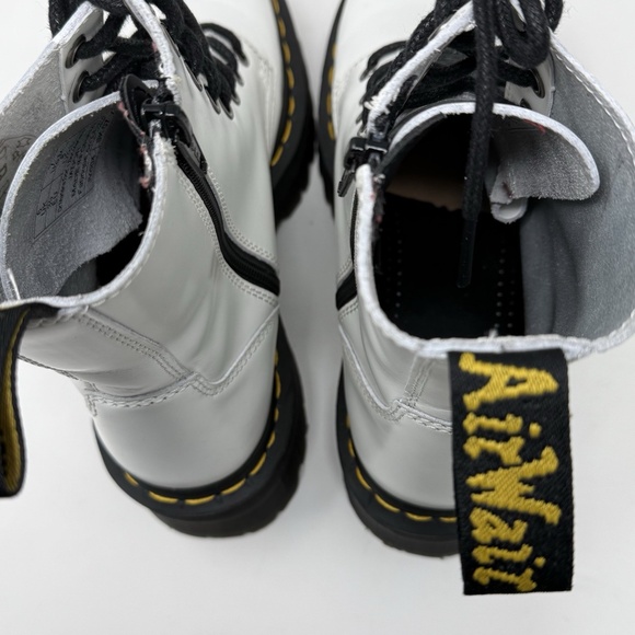 Dr. Martens White Jadon Platform Boots Women’s Size US 8 EU 39 - Picture 7 of 15
